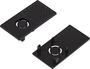 Заглушка TRM-S20-EC-B торцевая для накладного магнитного шинопровода Nova TRM-S20 черный Б0054784