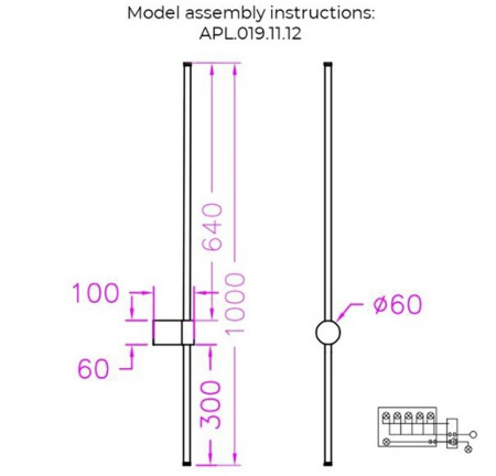 картинка Бра светодиодное Merian APL.019.11.12 от магазина BTSvet
