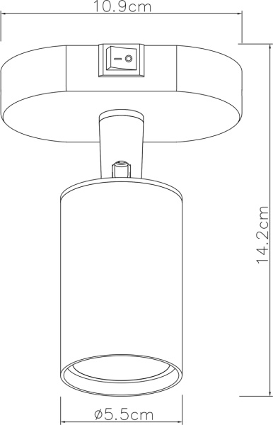 картинка Спот Aquarius A3226AP-1WH от магазина BTSvet