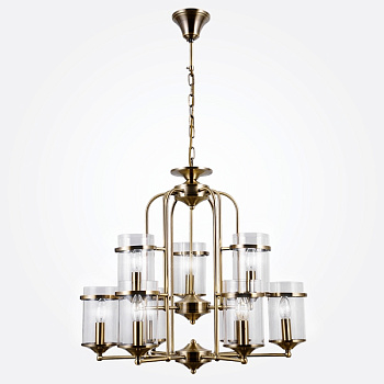 Подвесная люстра Consul 60040/9 античная бронза