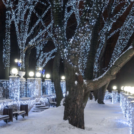 картинка Светодиодная гирлянда ARD-STRING-PRO-10000-GREEN-100LED-STD WHITE (230V, 7W) (Ardecoled, IP65) 025856 от магазина BTSvet