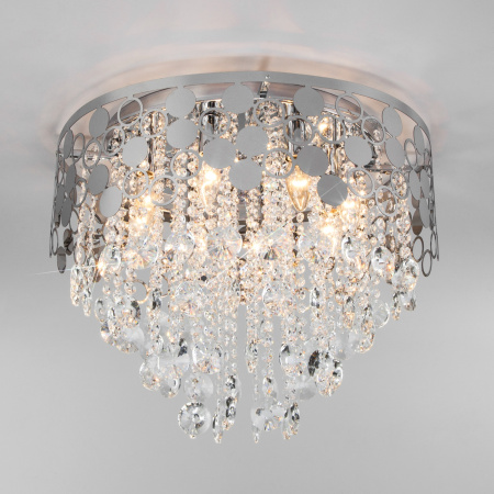 картинка Подвесная/потолочная люстра хрустальная с управлением смартфоном Lianna 10123/8 от магазина BTSvet