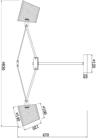 картинка Потолочная люстра Gino FR5108PL-08CH от магазина BTSvet
