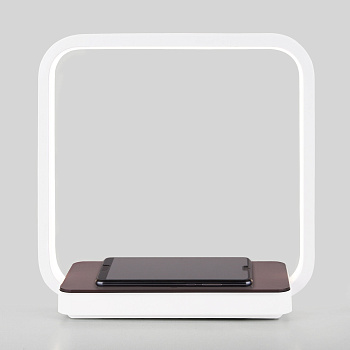 Интерьерная настольная лампа светодиодная с беспроводным ЗУ и регулировкой яркости Frame 80502/1