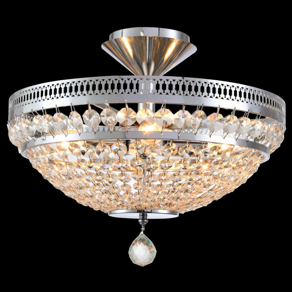 картинка Потолочная люстра хрустальная BAROCCO 81405/4C CHROME от магазина BTSvet