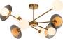 картинка Люстра потолочная на штанге Jazz V000164 (11020/8C Brass) от магазина BTSvet