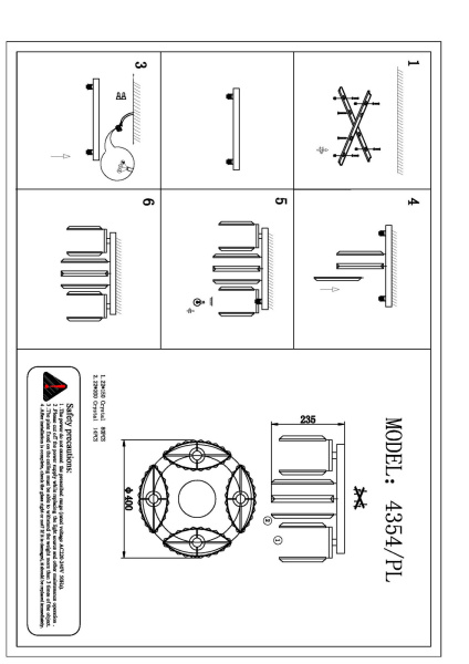 картинка Потолочная люстра хрустальная 4354/PL chrome от магазина BTSvet