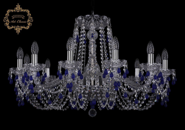 Хрустальная подвесная люстра 11.24.12.300.Cr.V3001
