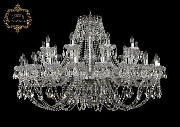 Хрустальная подвесная люстра 11.21.20+10.460.Cr.Sp