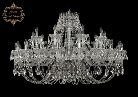 Хрустальная подвесная люстра 11.21.20+10.460.Cr.Sp