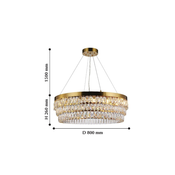 картинка Подвесная люстра Magnitudo 2206-16P от магазина BTSvet