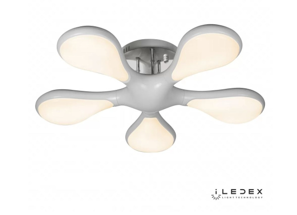 картинка Потолочная люстра светодиодная диммируемая с пультом Lit FS-YYWF-006 80W WH от магазина BTSvet