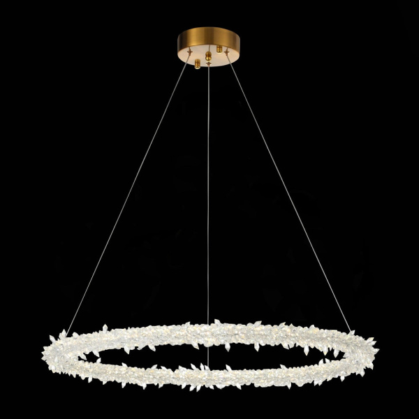 картинка Подвесная люстра хрустальная светодиодная с пультом и регулировкой цветовой температуры Lucchero SL6105.213.01 от магазина BTSvet