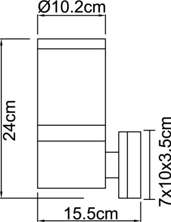 картинка Настенный светильник уличный Xeloo 32014 от магазина BTSvet