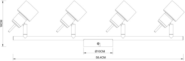 картинка Спот Almach A1906PL-4BK от магазина BTSvet