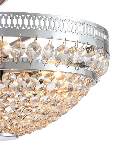 картинка Потолочная люстра хрустальная BAROCCO 81405/4C CHROME от магазина BTSvet