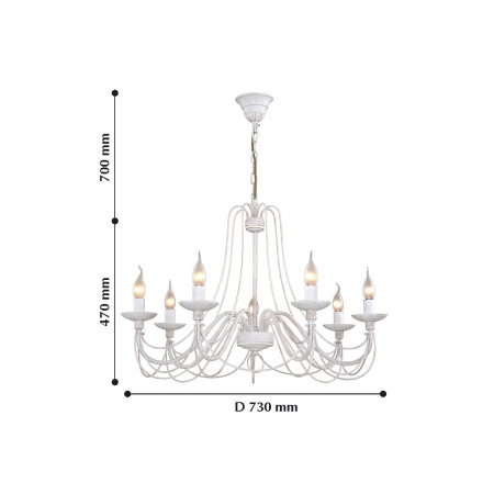 картинка Подвесная люстра Chateau 2164-7P от магазина BTSvet