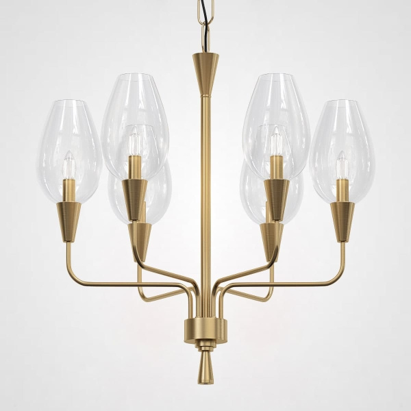 Подвесная люстра Viola 6 Прозрачный