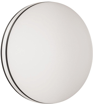 Настенно-потолочный светильник светодиодный для ванной с пультом и управлением смартфоном регулировкой цветовой температуры и яркости ночным режимом Lobio Rbg 3056/DL IP43