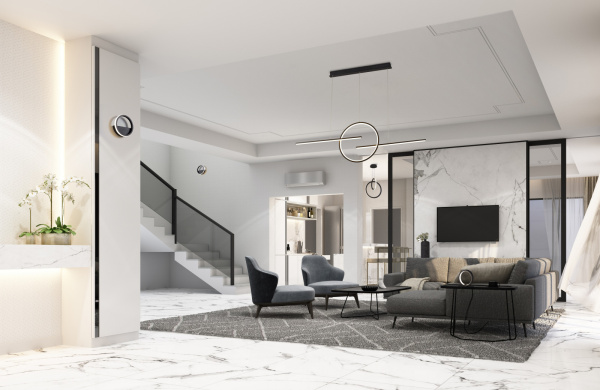 картинка Интерьерная настольная лампа светодиодная с выключателем Kitesurf 7145 от магазина BTSvet