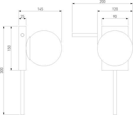 картинка Настенный светильник Eurosvet Fredo 40036/1 латунь от магазина BTSvet