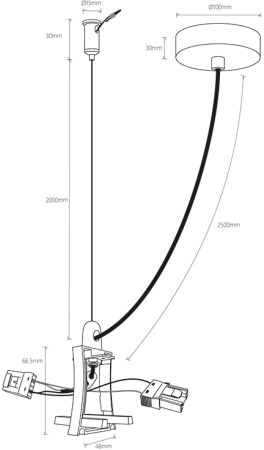 картинка Подвесной комплект Hanok 7553 от магазина BTSvet