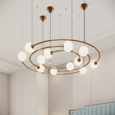 картинка Подвесная люстра светодиодная Brook 359/12 от магазина BTSvet