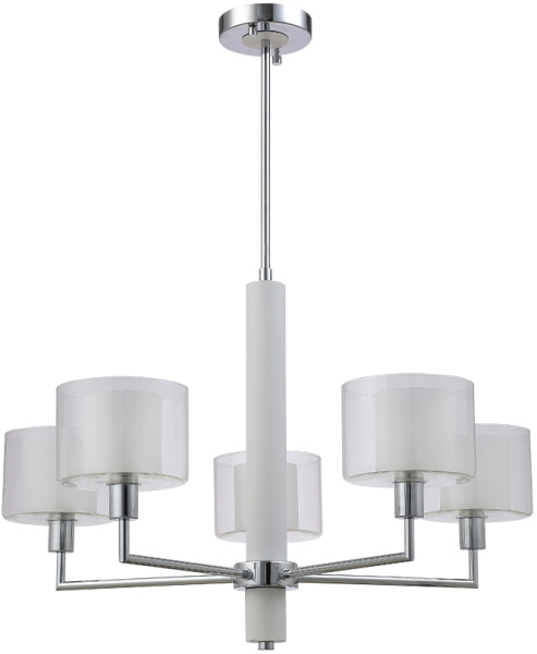 Потолочная люстра на штанге MAESTRO SP-PL5 CHROME