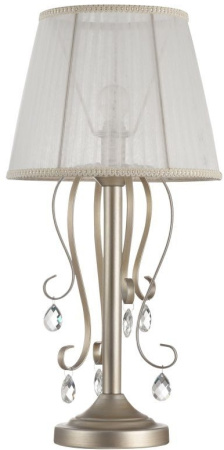 Интерьерная настольная лампа с хрусталем Simone FR2020-TL-01-BG