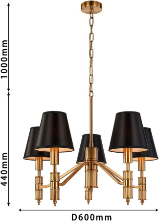 картинка Подвесная люстра Flagship 2933-5P от магазина BTSvet