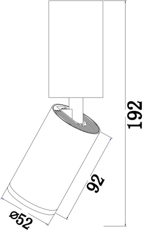 картинка Накладной светильник FOCUS S C051CL-01W от магазина BTSvet