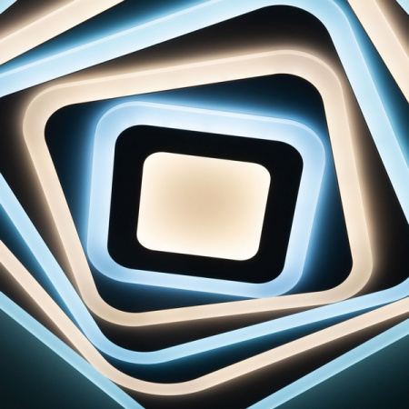 картинка Потолочный светильник светодиодный с пультом и управлением смартфоном регулировкой яркости и цветовой температуры таймером Триест Смарт CL737A45E RGB от магазина BTSvet