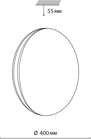 картинка Настенно-потолочный светильник Ringo 7626/DL от магазина BTSvet