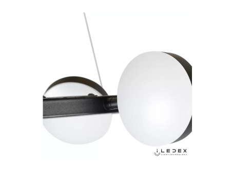 картинка Подвесной светильник светодиодный диммируемый с пультом Totes FS-016-D9 63W BK от магазина BTSvet