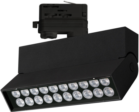 Трековый светильник светодиодный LGD-LOFT-TRACK-4TR-S170-20W Day4000 (BK, 24 deg) (Arlight, IP40 Металл, 3 года) 026232