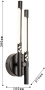 картинка Бра Wand 4098-2W от магазина BTSvet