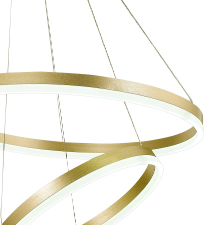 картинка Подвесной светильник светодиодный LED LAMPS 81299, 160W, золото, LED от магазина BTSvet