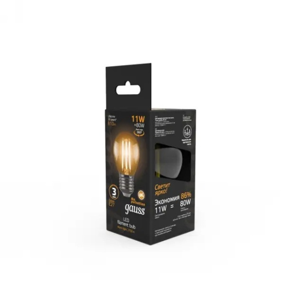 картинка Лампочка светодиодная филаментная Filament Globe 105802111 от магазина BTSvet