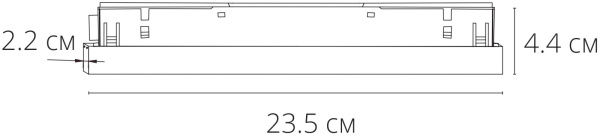 картинка Блок питания встраиваемый в трек 48V 100W Linea A482533 от магазина BTSvet