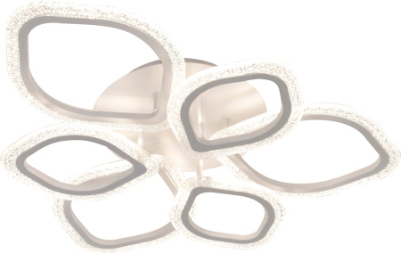 картинка Потолочная люстра светодиодная с пультом регулировкой цветовой температуры и яркости, ночным режимом и таймером Bubble 10251/6LED от магазина BTSvet