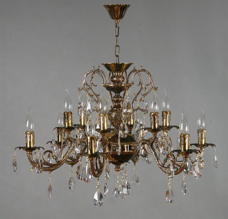 Подвесная люстра Alicante 8888/6+6 PB Tear Drop