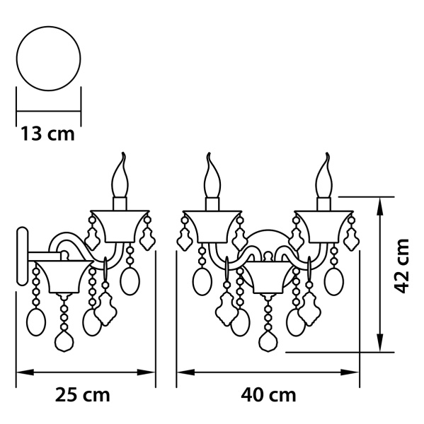 картинка Бра TESORO 710622 от магазина BTSvet