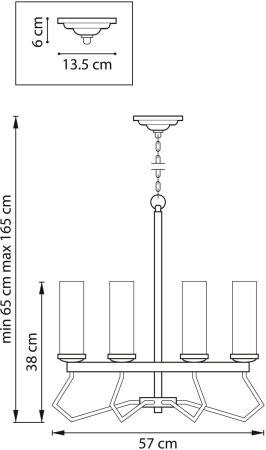 картинка Подвесная люстра Flume 723065 от магазина BTSvet
