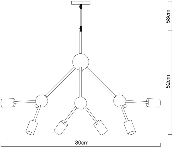 картинка Подвесная люстра Matrix A3064SP-12WH от магазина BTSvet