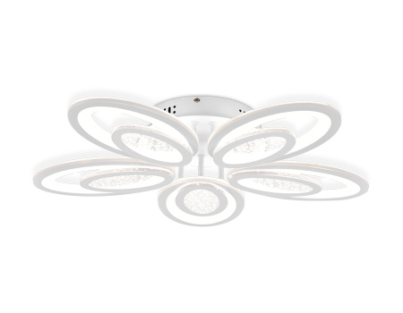 картинка Потолочная люстра светодиодная с пультом регулировкой цветовой температуры и яркости с ночным режимом ACRYLICA FA423 от магазина BTSvet