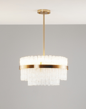 Потолочная люстра на штанге Crumbly V10260-PL