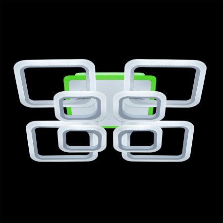 картинка Потолочная люстра светодиодная с пультом и управлением смартфоном регулировкой цветовой температуры и яркости RGB Марсель Смарт CL232A180E от магазина BTSvet