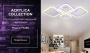 картинка Потолочная люстра светодиодная с пультом регулировкой яркости и цветовой температуры ночным режимом Acrylica Ice FA286 от магазина BTSvet
