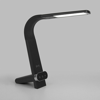 Офисная настольная лампа светодиодная с диммером и сенсором регулировкой цветовой температуры и яркости беспроводным ЗУ и USB-портом Upgrade 80427/1
