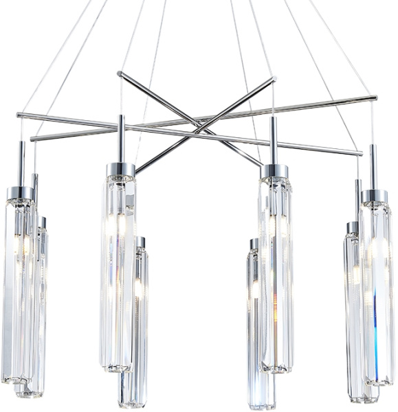 картинка Люстра подвесная 4520 4524+4/S chrome от магазина BTSvet